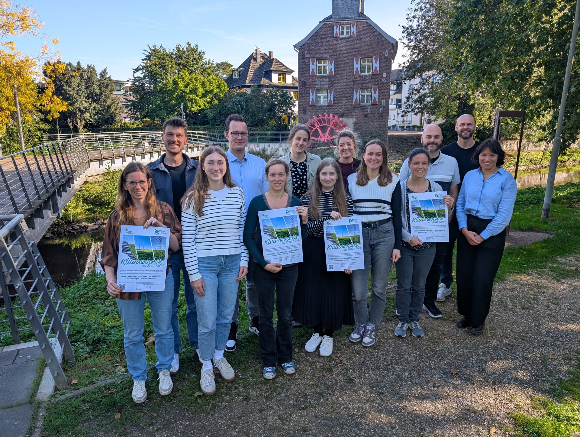 Working together towards a common goal: the climate protection managers of Klima.Partner in the Kleve district are committed to a green future.