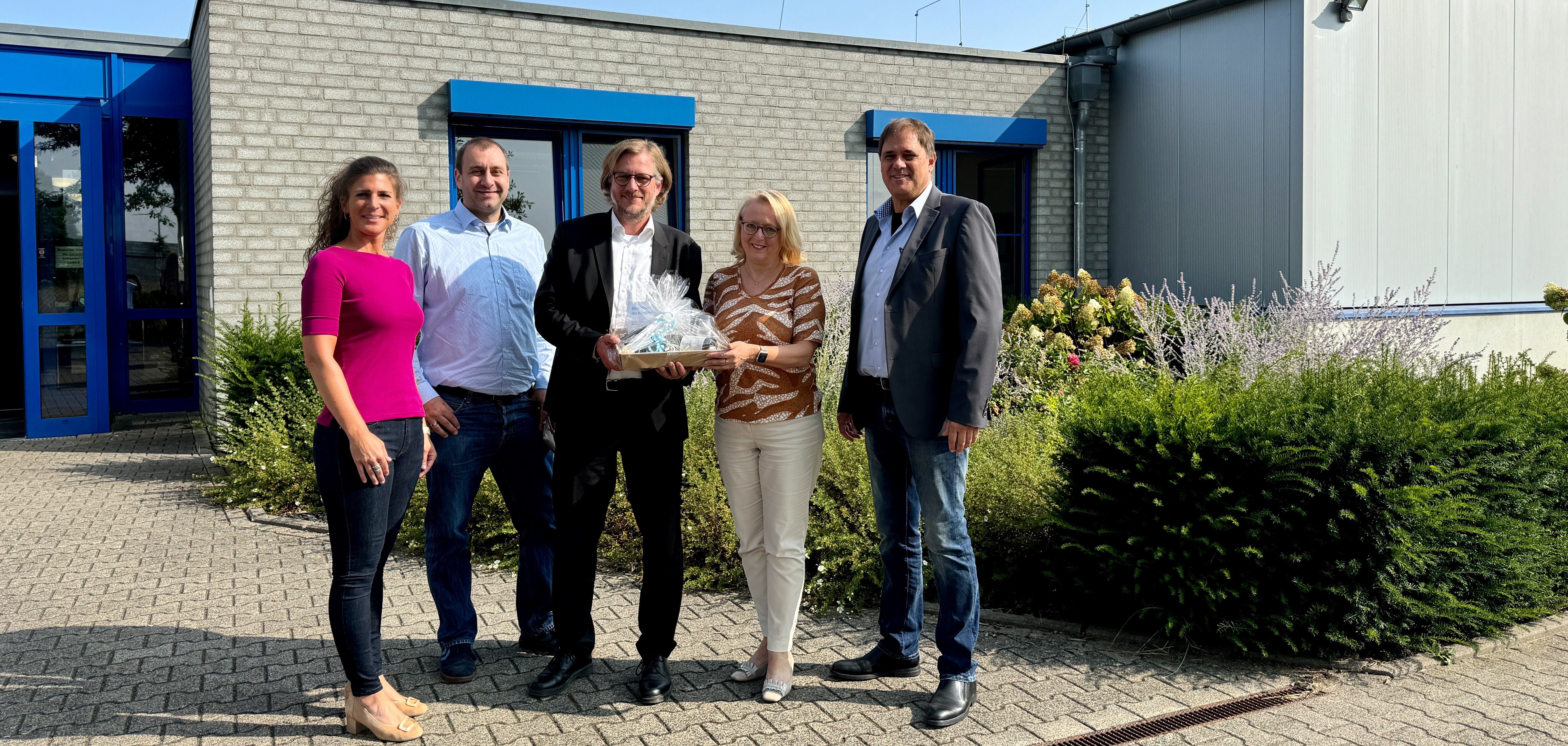 Przedstawiciele miasta Kevelaer i Haus Freudenberg